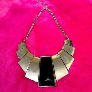 Silver/Black Choker necklace